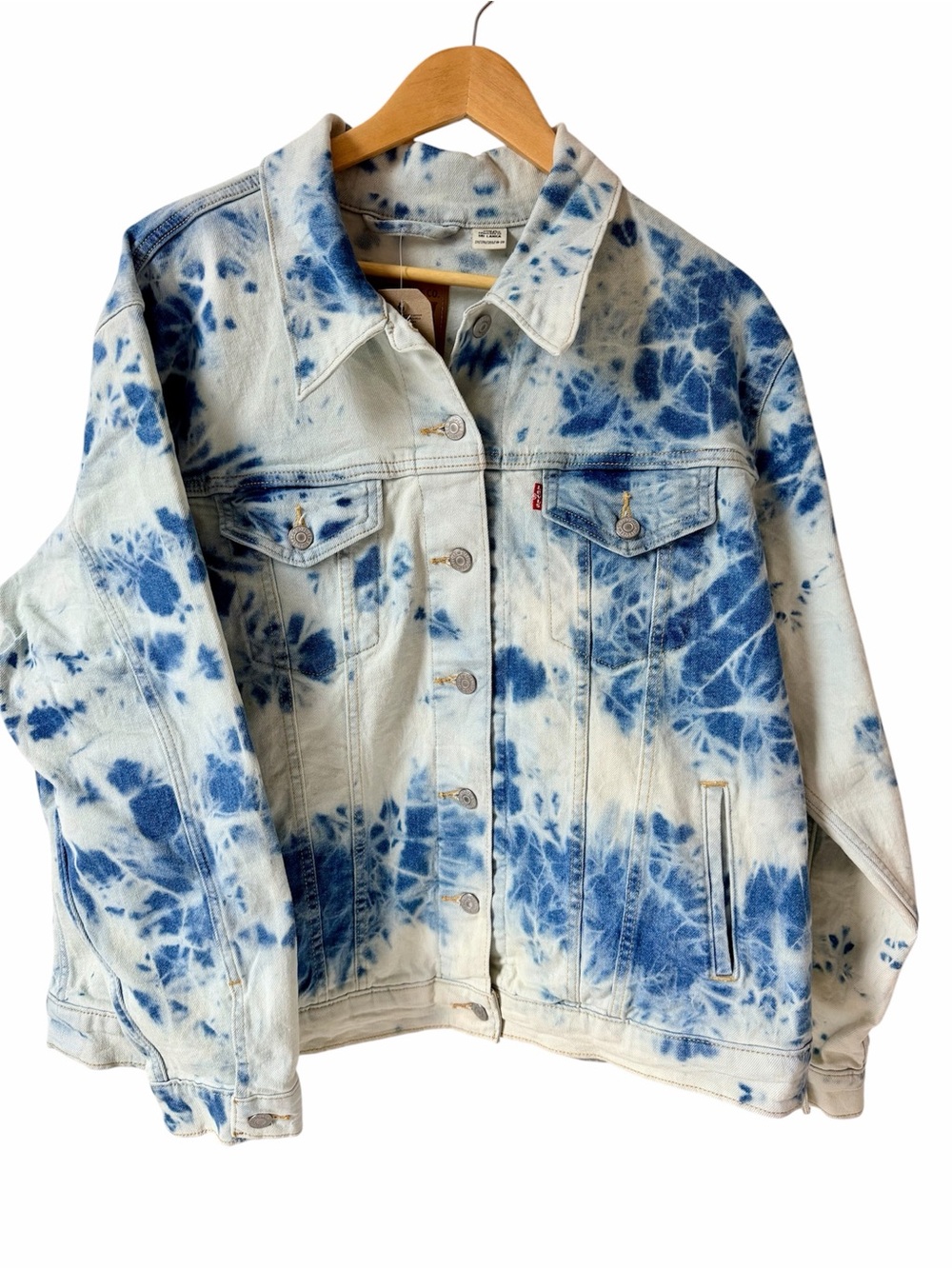 NEW Levi’s Acid Wash Denim Trucker Jacket S2X 18-20